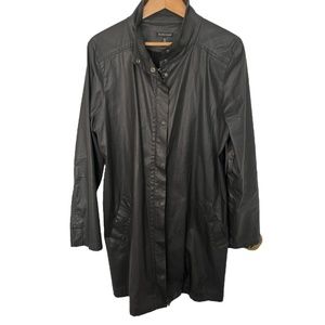Eileen fisher rumpled leather jacket hot sale